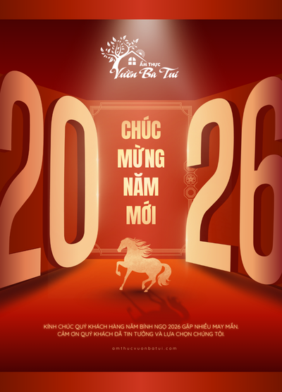 Lịch Nghỉ Tết Của Ẩm Thực Vườn Ba Tui