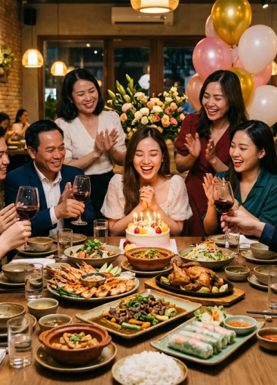 Nhà hàng tổ chức tiệc sinh nhật đẹp, món ngon, giá tốt